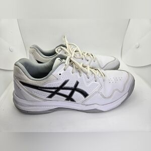 ASICS Gel-Dedicate 8 Tennis Shoes MEN'S 9.5 White Athletic Court Pickle Sneakers